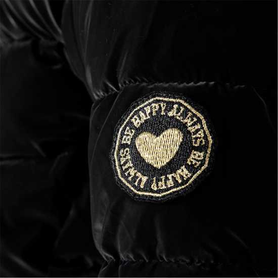 Ватирано Яке Girls Padded Jacket Velvet Feel Black  