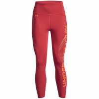 Under Armour Motion Branded Ankle Leggings Womens Red Дамско трико и клинове