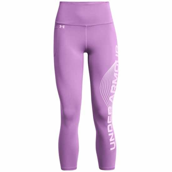 Under Armour Motion Branded Ankle Leggings Women's Пров Лилаво/Лилаво Дамско трико и клинове