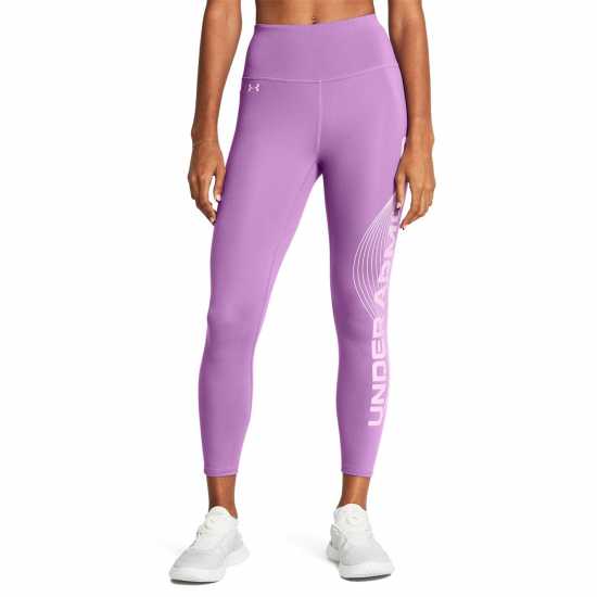 Under Armour Motion Branded Ankle Leggings Women's Пров Лилаво/Лилаво Дамско трико и клинове