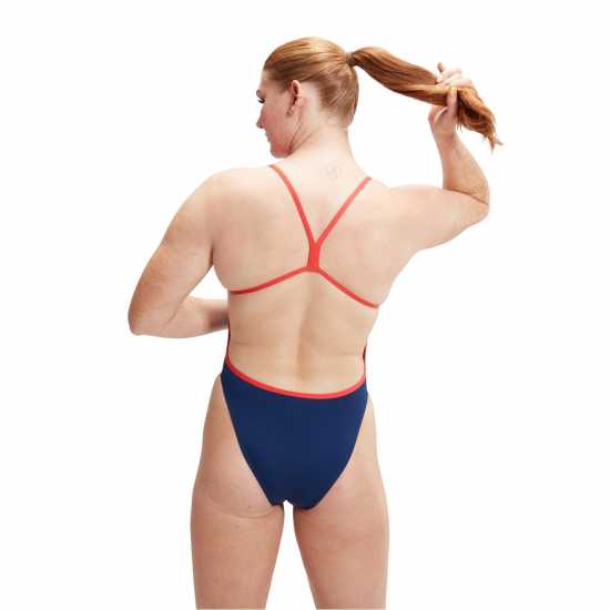 Дамски бански Speedo Womens Placement Digital Vback Speedo Womens Placement Digital Vback Дамски бански