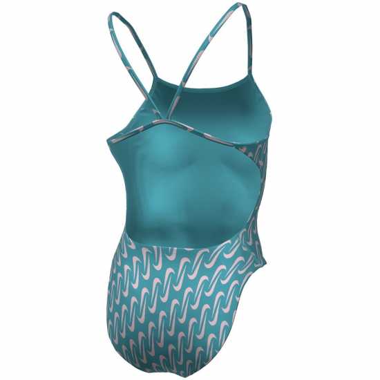 Дамски бански Nike Swim Hydra Strong Cutout One-Piece Swimsuit Синьо Nike Swim Hydra Strong Cutout One-Piece Swimsuit Синьо Дамски бански