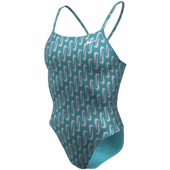 Дамски бански Nike Swim Hydra Strong Cutout One-Piece Swimsuit Синьо Nike Swim Hydra Strong Cutout One-Piece Swimsuit Синьо Дамски бански