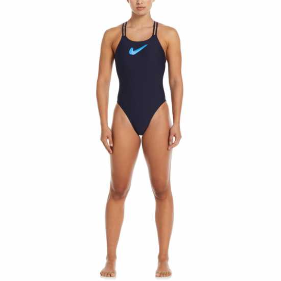 Дамски бански Nike Swim Hydrastrong 3D Swoosh Swimsuit. Nike Swim Hydrastrong 3D Swoosh Swimsuit. Дамски бански