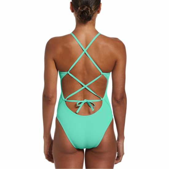 Дамски бански Nike Swim Hydrastrong Lace-Up Tie-Back One-Piece Swimsuit Nike Swim Hydrastrong Lace-Up Tie-Back One-Piece Swimsuit Дамски бански