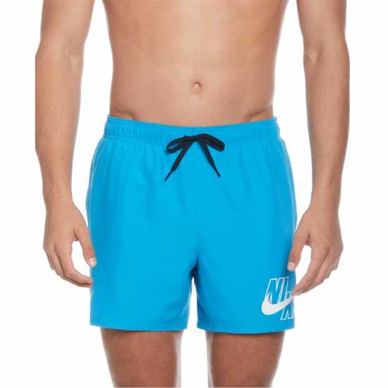 Мъжки плувни шорти и клинове Nike Logo Swim Shorts Laser Blue Nike Logo Swim Shorts Laser Blue Мъжки плувни шорти и клинове