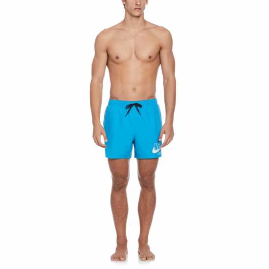 Мъжки плувни шорти и клинове Nike Logo Swim Shorts Laser Blue Nike Logo Swim Shorts Laser Blue Мъжки плувни шорти и клинове