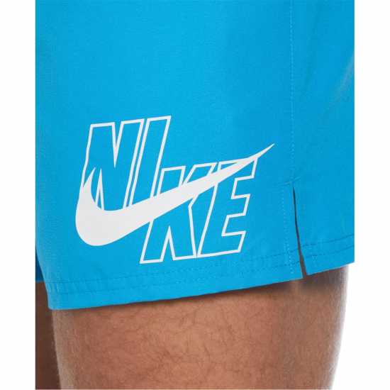 Мъжки плувни шорти и клинове Nike Logo Swim Shorts Laser Blue Nike Logo Swim Shorts Laser Blue Мъжки плувни шорти и клинове