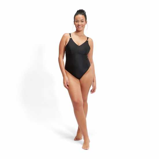 Speedo Womens Shaping Strappy 1 Piece  Дамски бански