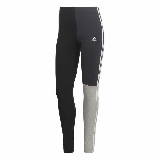 Дамско трико и клинове Adidas Essentials 3-Stripes Colourblock Cotton Leggings Womens Adidas Essentials 3-Stripes Colourblock Cotton Leggings Womens Дамско трико и клинове
