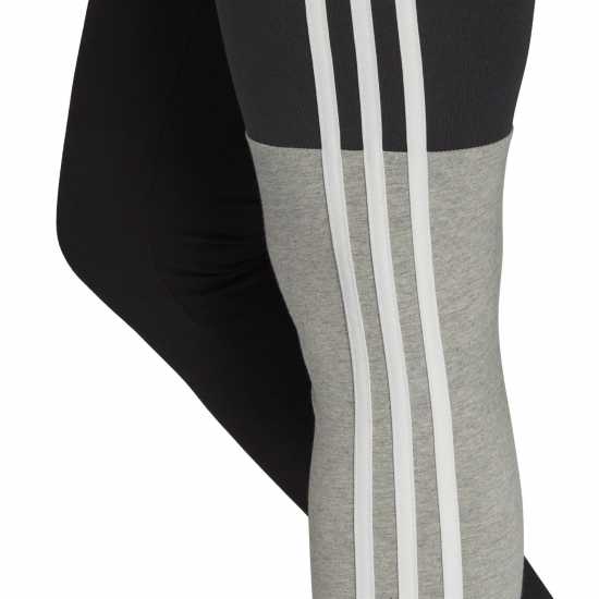 Дамско трико и клинове Adidas Essentials 3-Stripes Colourblock Cotton Leggings Womens Adidas Essentials 3-Stripes Colourblock Cotton Leggings Womens Дамско трико и клинове