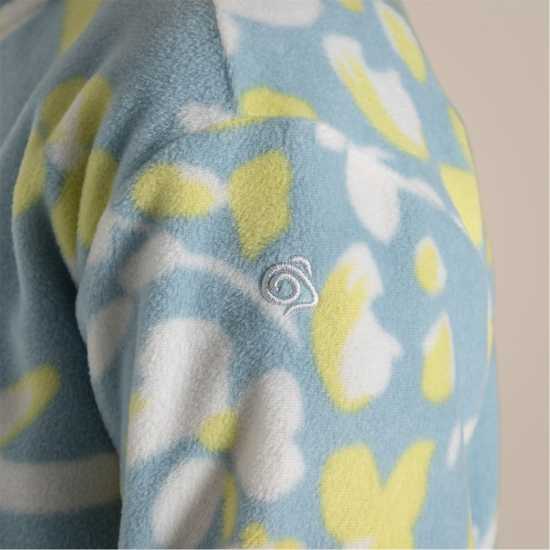 Craghoppers Unisex Kids' Bachas Quarter Zip Fleece SkyBluePrint 