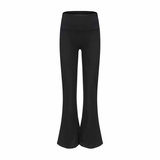 Slazenger Дамски Клин Flare Legging Ladies Черно Дамски клинове за фитнес