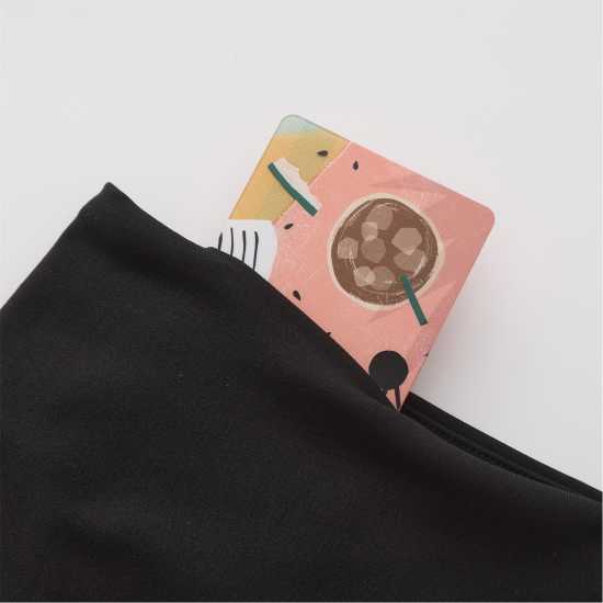 Slazenger Дамски Клин Flare Legging Ladies Черно Дамски клинове за фитнес