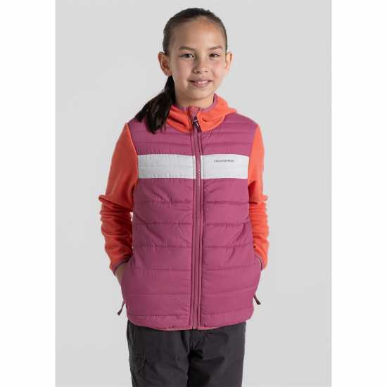 Craghoppers Хибридно Яке Unisex Kids Arklow Hybrid Jacket Deep Coral 
