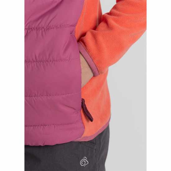 Craghoppers Хибридно Яке Unisex Kids Arklow Hybrid Jacket Deep Coral 