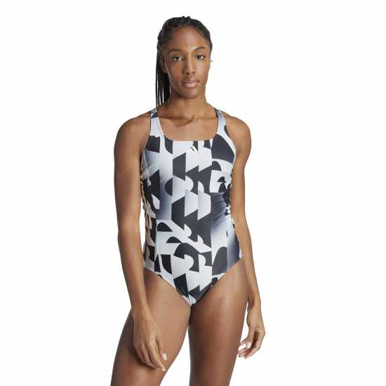 Adidas 3-Stripes Graphic Swimsuit  Дамски бански