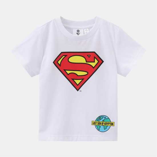 Дамски стоки с герои Character Short T Set Infant Superman Character Short T Set Infant Superman Дамски стоки с герои