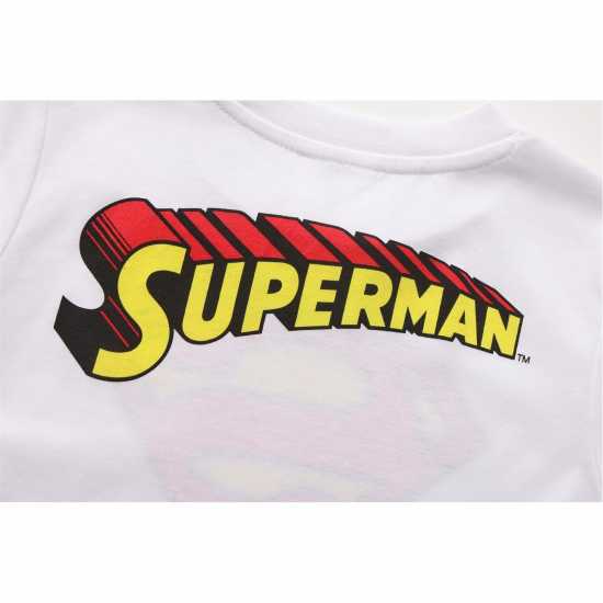 Дамски стоки с герои Character Short T Set Infant Superman Character Short T Set Infant Superman Дамски стоки с герои