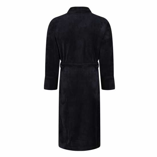 Ohio Dressing Gown Robe Mens Black Мъжки пижами