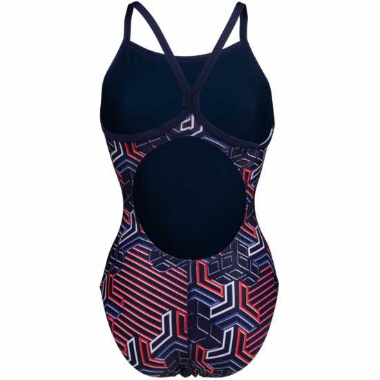 Arena Kiko Pro Swimsuit Womens Морска синьо/червено Дамски бански