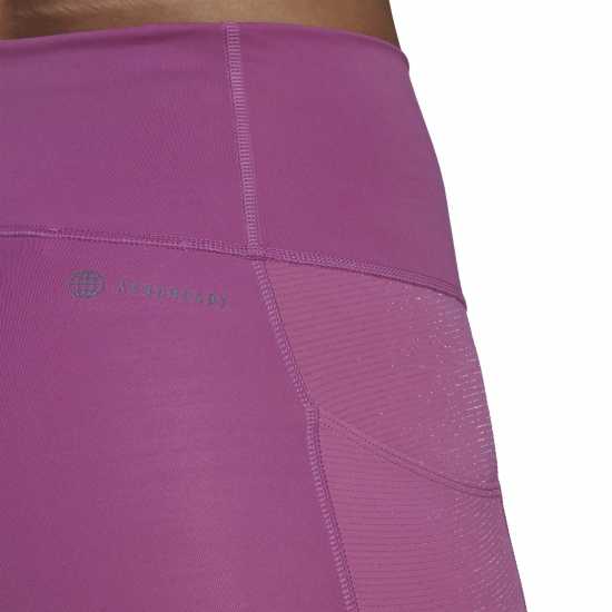 Adidas Optime Training Shiny Full Length Leggings Womens Legging  Дамско трико и клинове