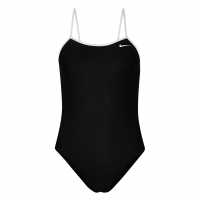 Nike Cut Out Back Swimsuit Black Дамски бански