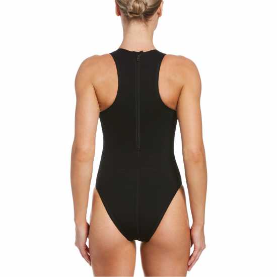 Nike Water Polo One Piece Swimsuit Womens Black Дамски бански