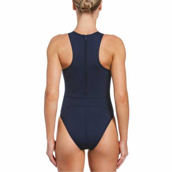 Nike Water Polo One Piece Swimsuit Womens Midnight Navy Дамски бански