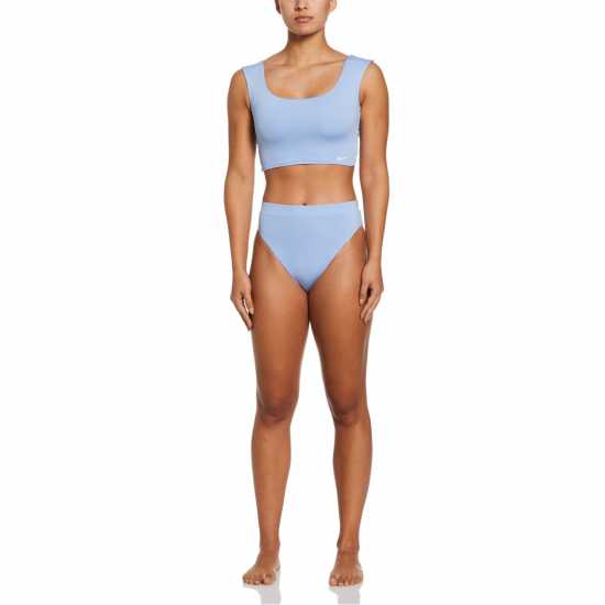 Дамски бански Nike Essentials Swim Crop Top Nike Essentials Swim Crop Top Дамски бански