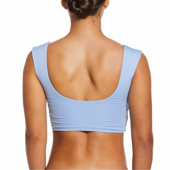 Дамски бански Nike Essentials Swim Crop Top Nike Essentials Swim Crop Top Дамски бански