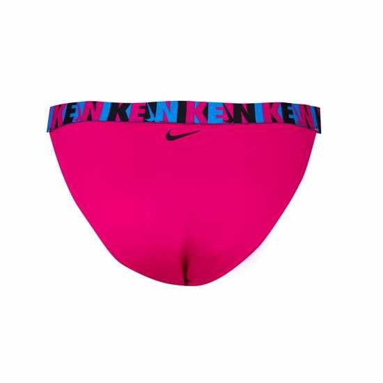 Nike Logoed Band Bikini Bottoms Pink Prime Дамски бански