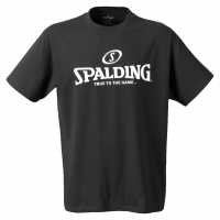 Spalding Тениска С Лого Logo Tee Ch99 Black Детски тениски и фланелки