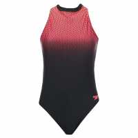 Speedo Hexagonal Hydrasuit Swimsuit Womens  Дамски бански