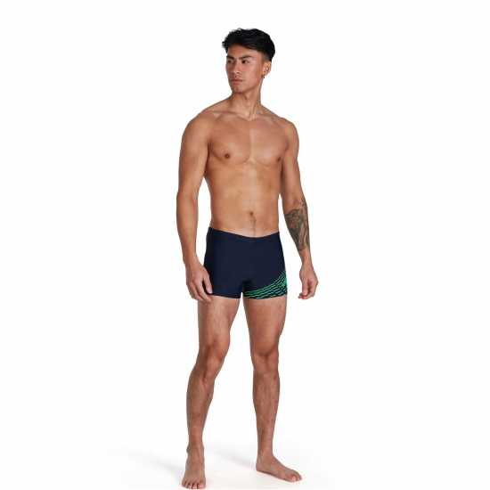 Speedo Мъжки Шорти Medley Logo Aquashorts Mens Blue/Green Мъжки плувни шорти и клинове