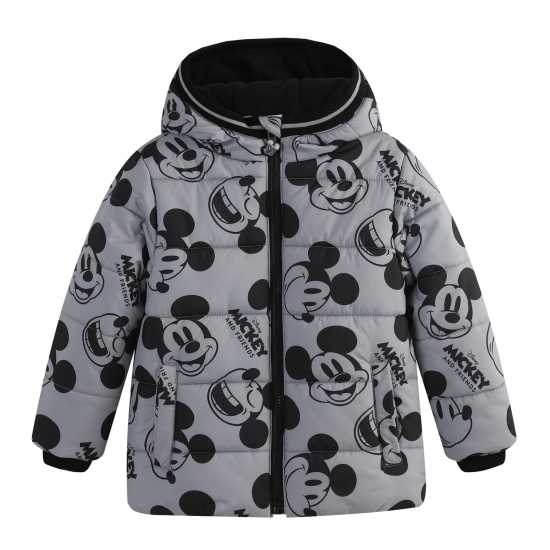 Подплатено Палто Дечица Character Padded Coat Infants Мики Маус Детски якета и палта