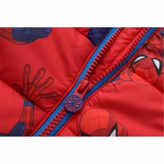 Подплатено Палто Дечица Character Padded Coat Infants Спайдърмен Детски якета и палта