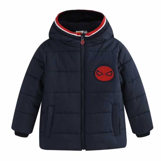 Подплатено Палто Дечица Character Padded Coat Infants Человекът-паяк Детски якета и палта
