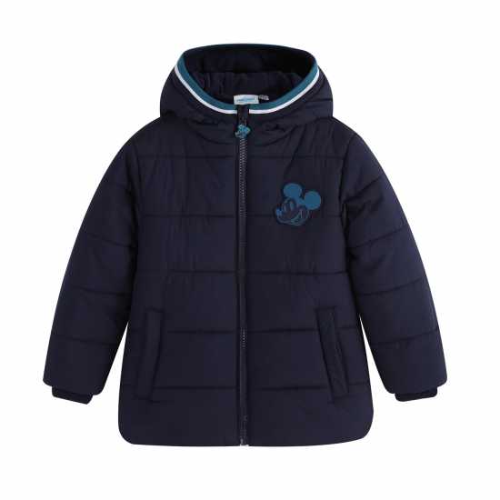 Подплатено Палто Дечица Character Padded Coat Infants Мики Маус Детски якета и палта