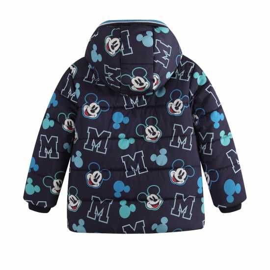 Подплатено Палто Дечица Character Padded Coat Infants Мики Маус Детски якета и палта