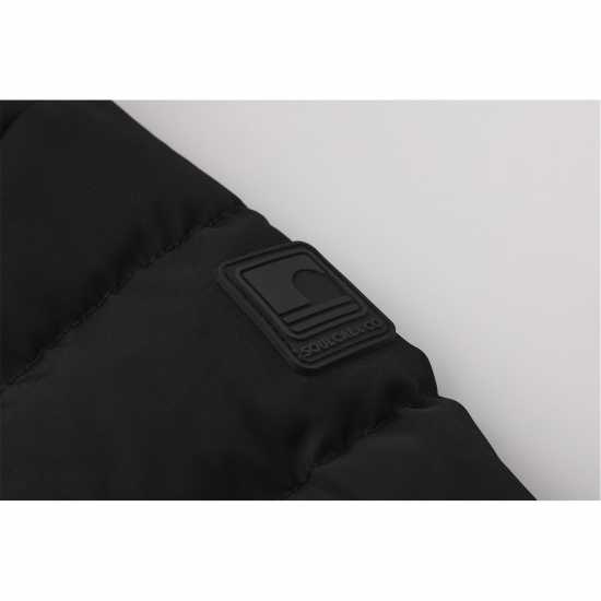 Soulcal Пухено Яке 2 Zip Bubble Jacket Infants Черно 