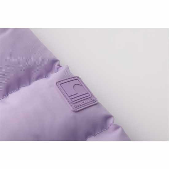 Soulcal Пухено Яке 2 Zip Bubble Jacket Infants Лилаво 
