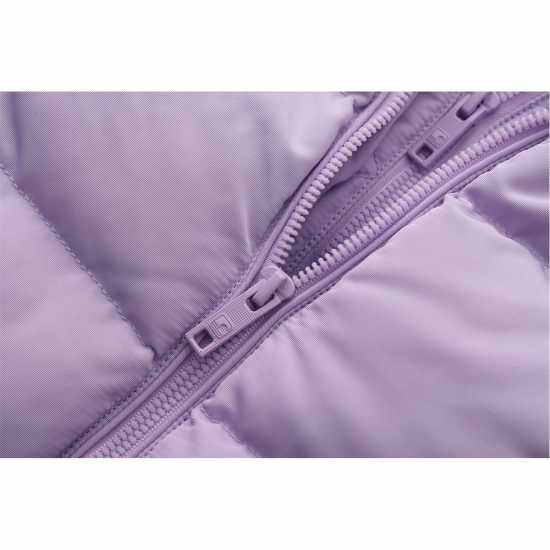 Soulcal Пухено Яке 2 Zip Bubble Jacket Infants Лилаво 