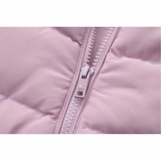Soulcal Пухено Яке 2 Zip Bubble Jacket Infants Сиренево 