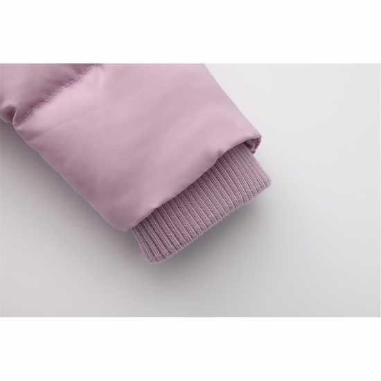 Soulcal Пухено Яке 2 Zip Bubble Jacket Infants Сиренево 