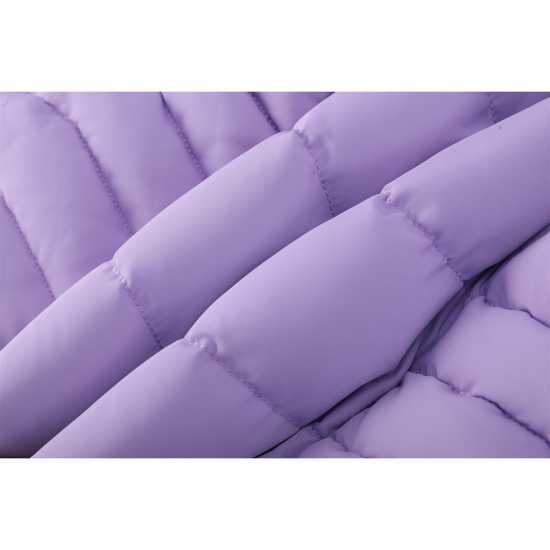 Soulcal Пухено Яке 2 Zip Bubble Jacket Infants Лилаво 