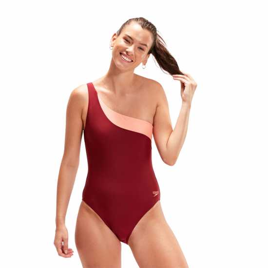 Speedo Asymmetric Swimsuit Womens  Дамски бански