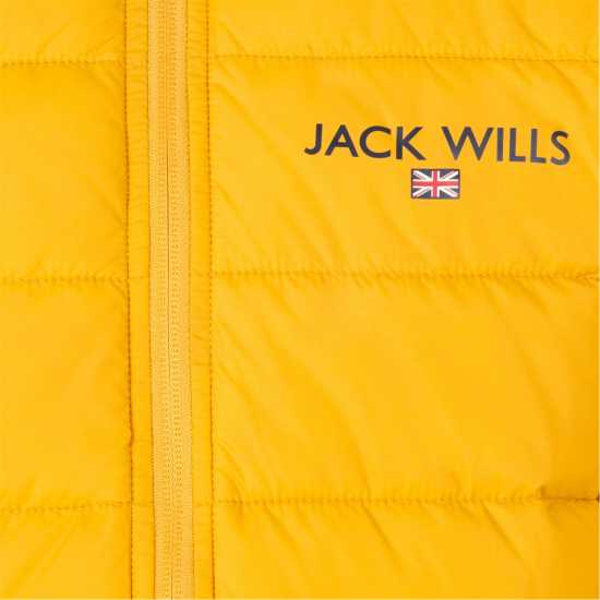 Jack Wills Font Pffer Jacket Ch99 Mineral Yellow Детски якета и палта