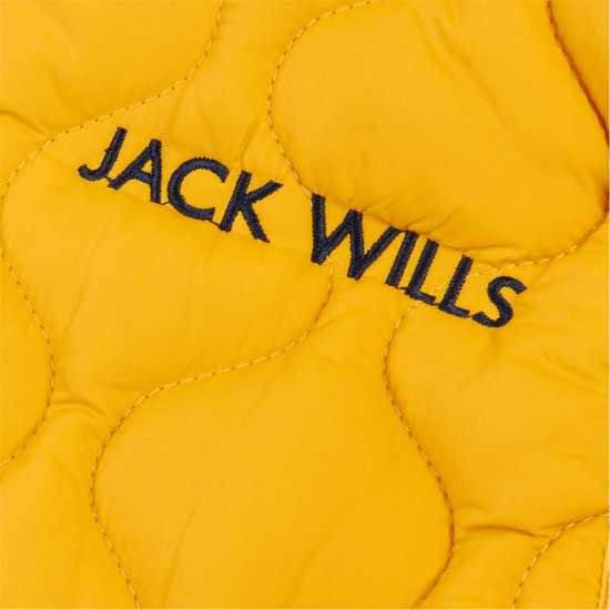 Детско Елече Jack Wills Font Puffer Gilet Juniors Mineral Yellow Детски якета и палта