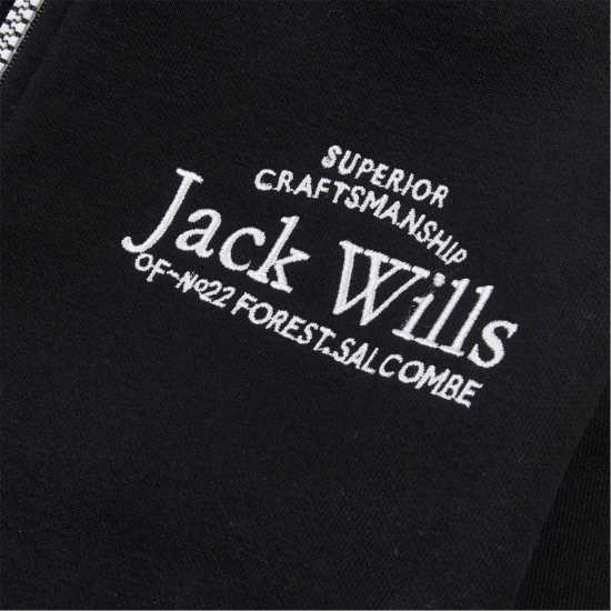 Jack Wills Nellie Lb Zip Hd Ch99 Black Детски суитчъри и блузи с качулки
